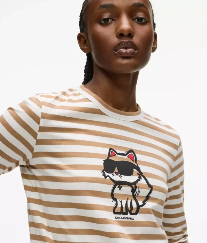 IKON STRIPE LANGÆRMET T-SHIRT