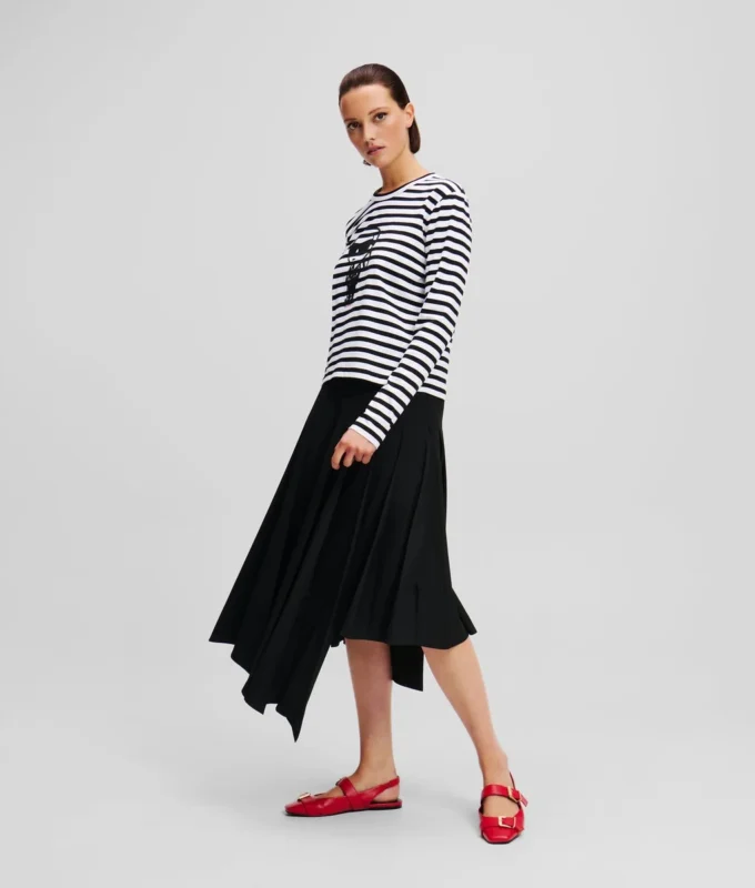 IKON STRIPE LANGÆRMET T-SHIRT
