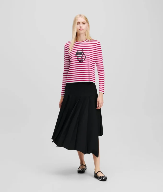 IKON STRIPE LANGÆRMET T-SHIRT