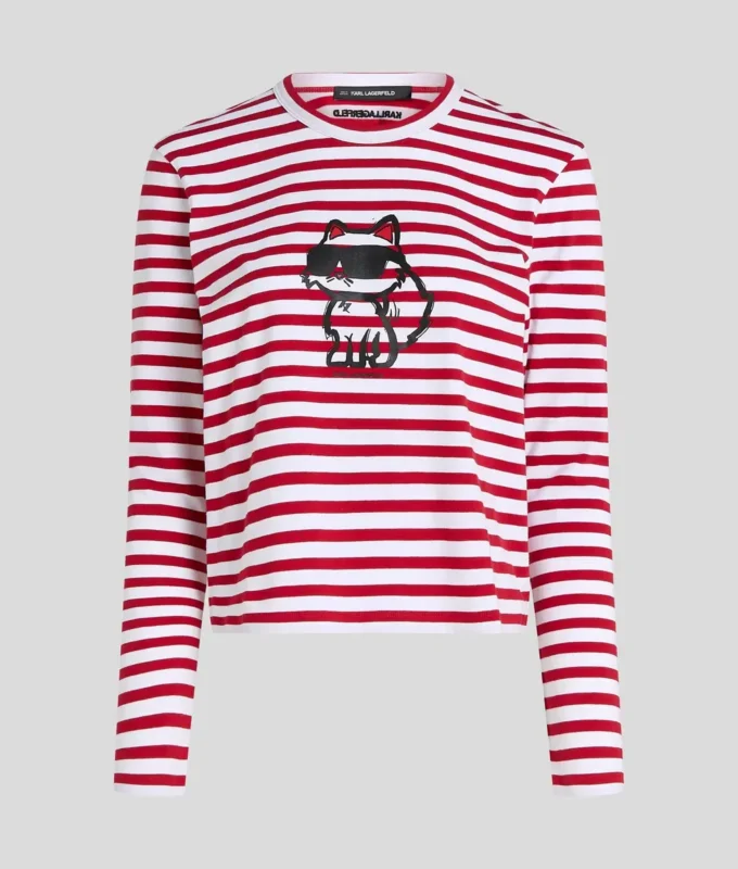 IKON STRIPE LANGÆRMET T-SHIRT
