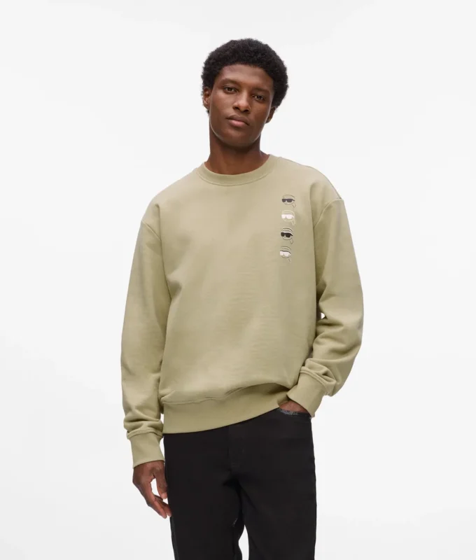 Ikon-sweatshirt med print