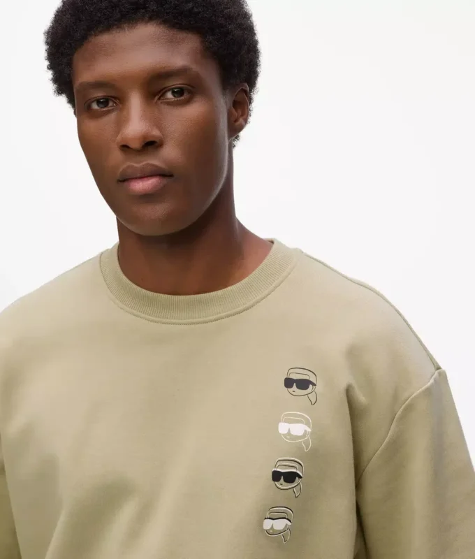 Ikon-sweatshirt med print