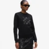 Ikon-sweatshirt med rhinestones