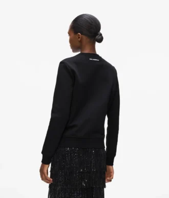 Ikon-sweatshirt med rhinestones