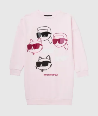 Ikon sweatshirtkjole til piger