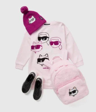 Ikon sweatshirtkjole til piger
