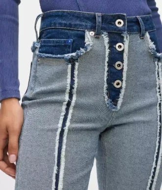 Indvendige lige jeans