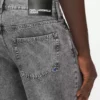 Jeans med bukser i tøndeform
