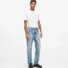 Jeans med fjernet lomme