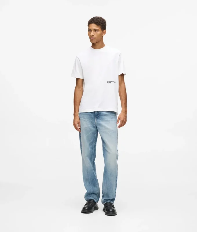 Jeans med fjernet lomme