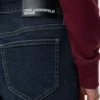 Jeans med høj talje og lige ben