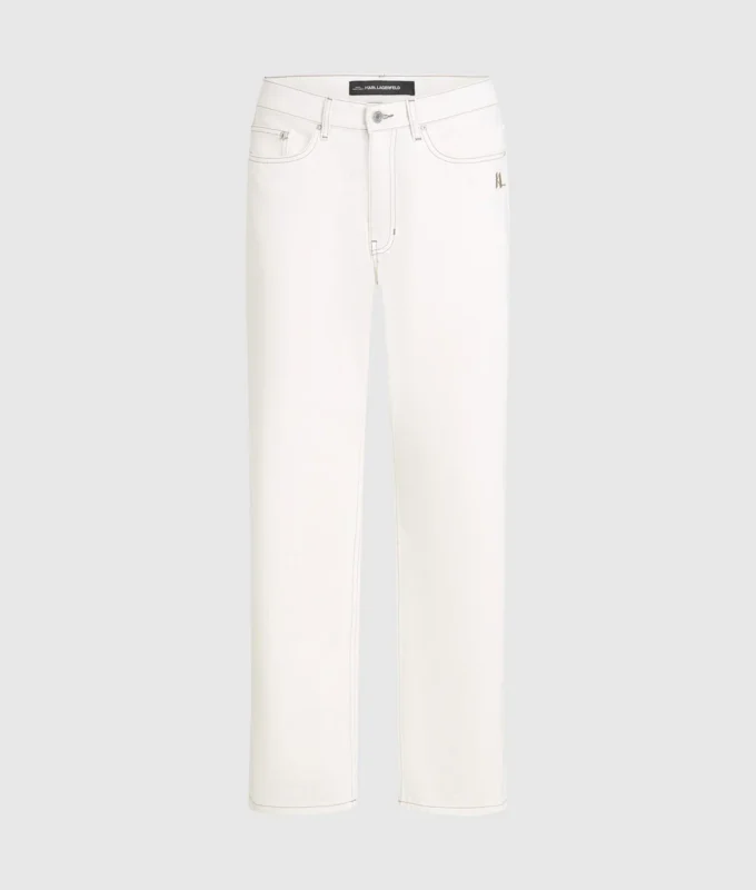 JEANS MED KONTRASTSTING