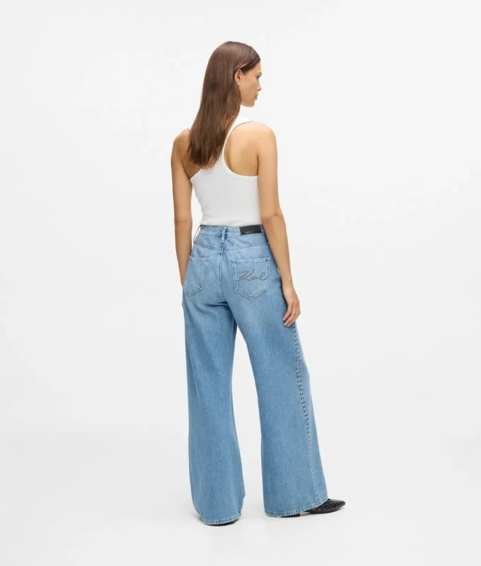 Jeans med nitter