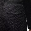 Jeans med print overalt