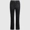 Jeans med print overalt