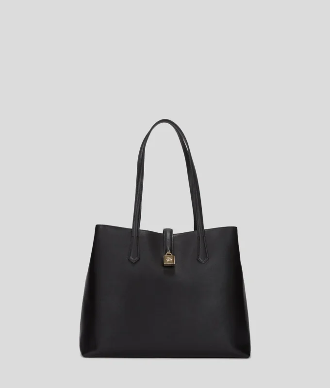 K/AUTOGRAPH PADLOCK MEDIUM TOTE BAG
