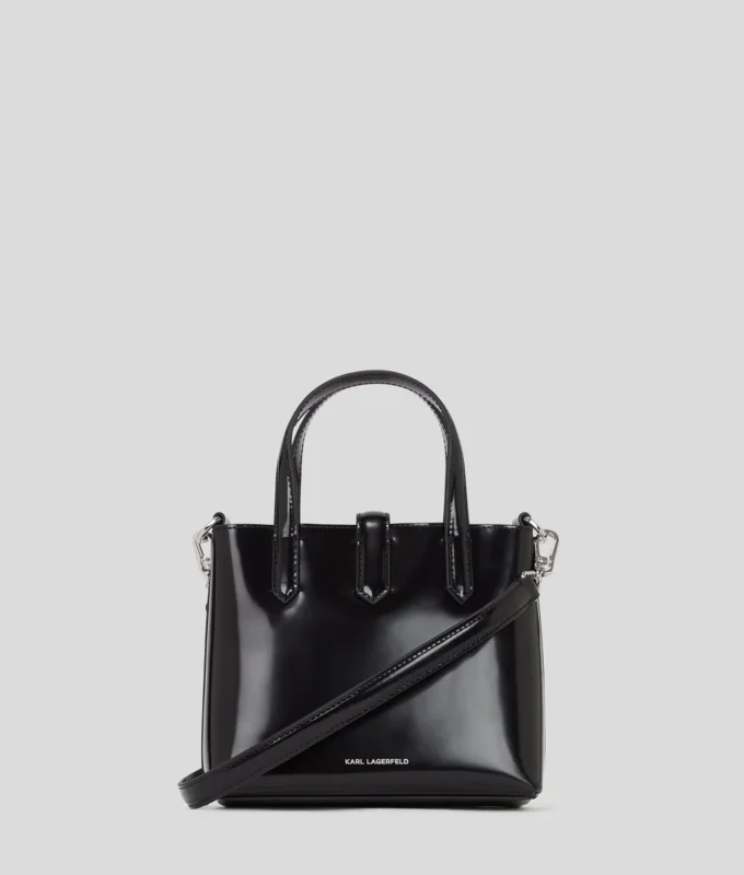 K/AUTOGRAPH PADLOCK MINI TOTE BAG