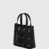 K/Autograph padlock rhinestone tote bag
