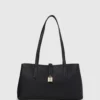 K/Autograph padlock tote bag