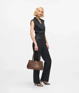 K/Autograph padlock tote bag