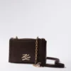 K/Autograph skinnende crossbody-taske