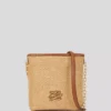 K/Autograph vævet lille bucket bag