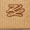 K/Autograph vævet medium bucket bag