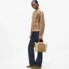 K/Circle lille shearling-tote bag