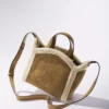 K/Circle lille shearling-tote bag