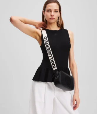 K/CIRCLE PERFORERET CROSSBODY-TASKE