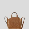 K/CIRCLE PERFORERET LILLE TOTE-TASKE