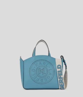K/CIRCLE PERFORERET LILLE TOTE-TASKE