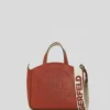 K/CIRCLE PERFORERET LILLE TOTE-TASKE