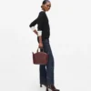 K/CIRCLE PERFORERET LILLE TOTE-TASKE