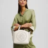 K/CIRCLE PERFORERET LILLE TOTE-TASKE