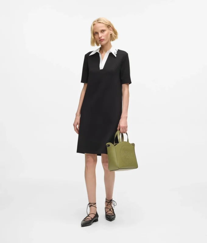 K/CIRCLE PERFORERET LILLE TOTE-TASKE