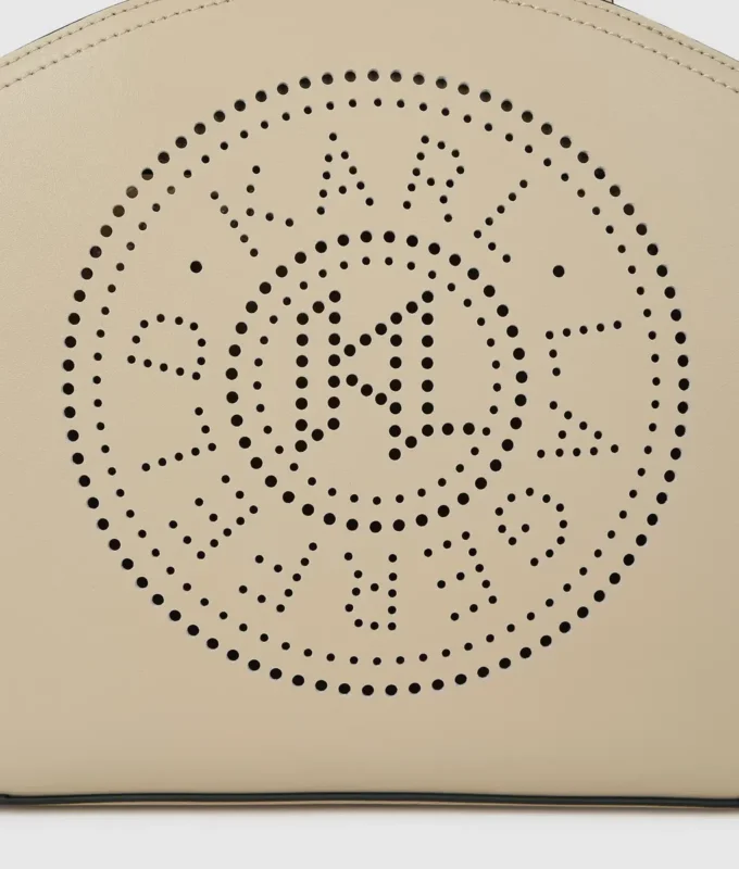 K/CIRCLE PERFORERET LILLE TOTE-TASKE