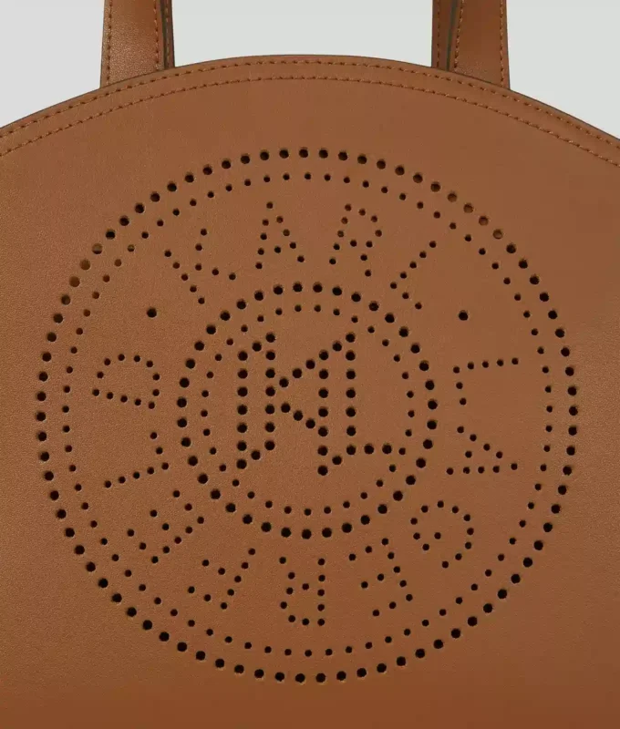 K/CIRCLE PERFORERET LILLE TOTE-TASKE
