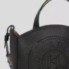 K/CIRCLE PERFORERET LILLE TOTE-TASKE