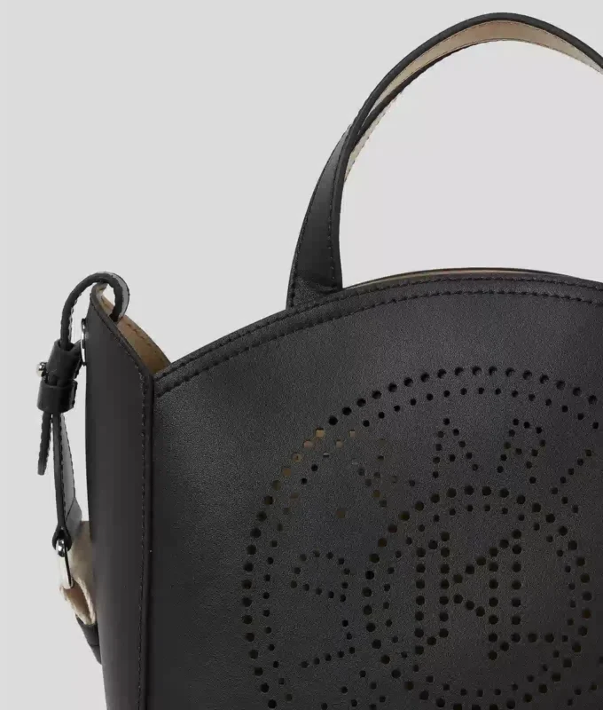 K/CIRCLE PERFORERET LILLE TOTE-TASKE