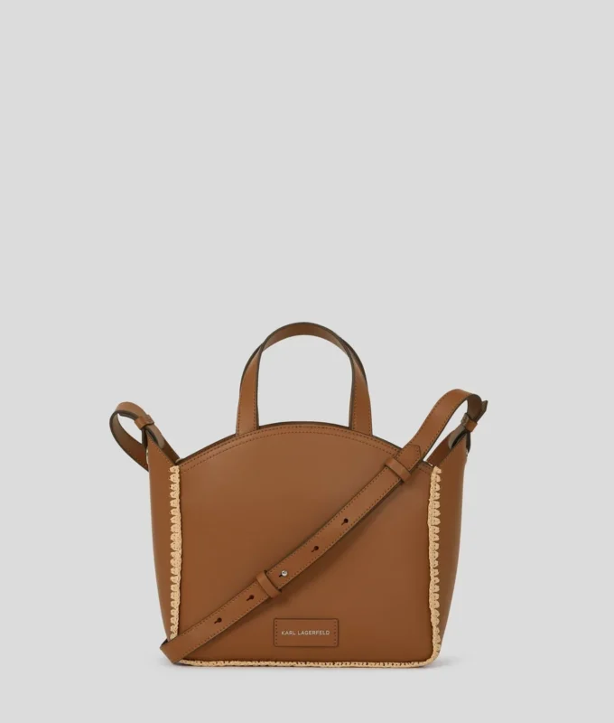 K/CIRCLE PERFORERET LILLE TOTE-TASKE
