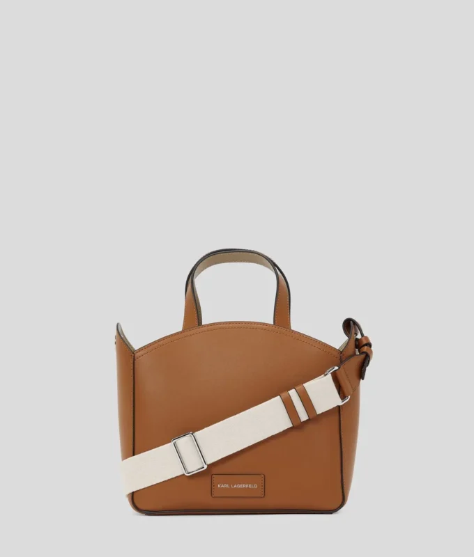 K/CIRCLE PERFORERET LILLE TOTE-TASKE