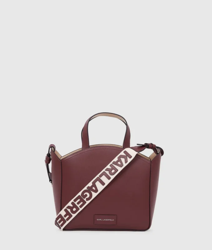 K/CIRCLE PERFORERET LILLE TOTE-TASKE