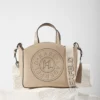 K/CIRCLE PERFORERET LILLE TOTE-TASKE