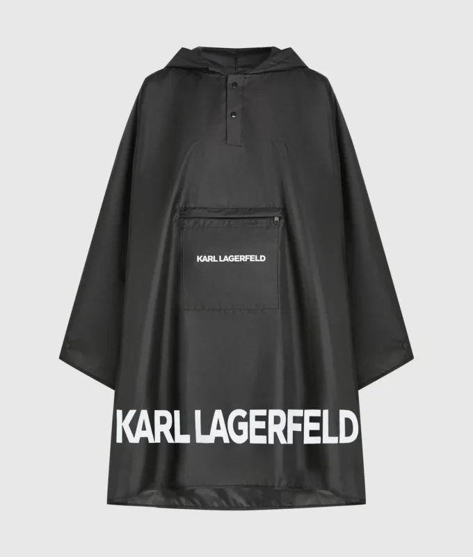 K/ESSENTIAL PONCHO MED HÆTTE