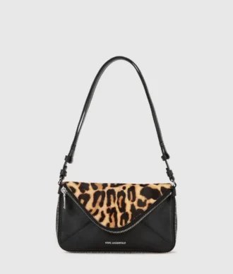 K/Hardware leopard skuldertaske