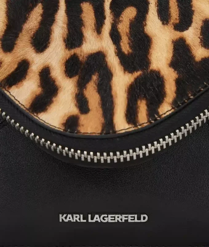 K/Hardware leopard skuldertaske