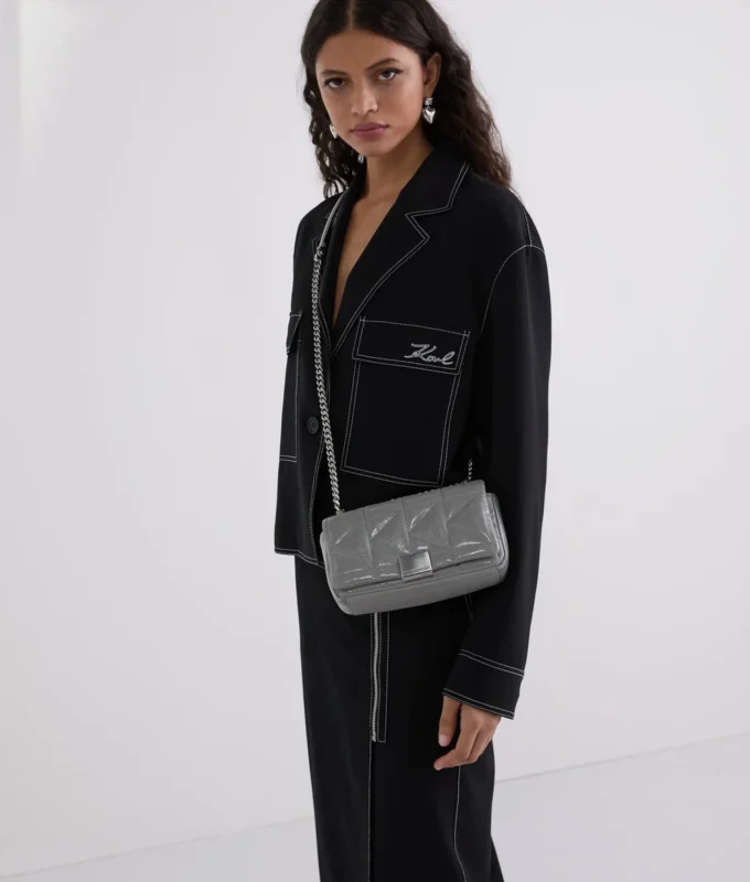 K/KUILT SKINNENDE LILLE CROSSBODY-TASKE