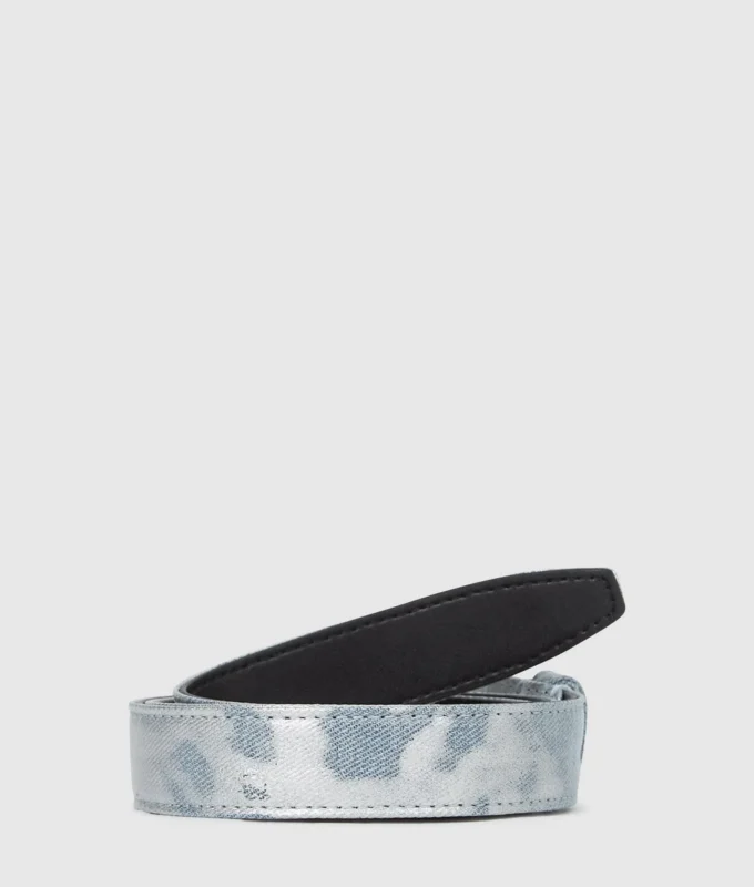 K-logo denim bælte
