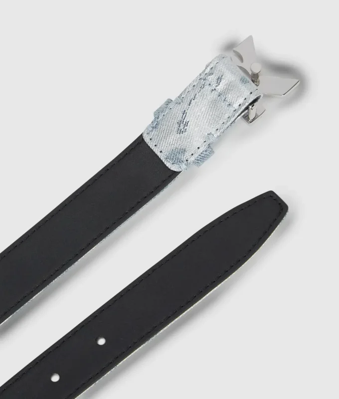K-logo denim bælte